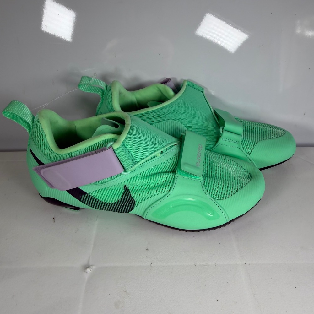 Nike SuperRep Go 3 Flyknit Neon Green Athletic Training Shoes Women's Size 6.5